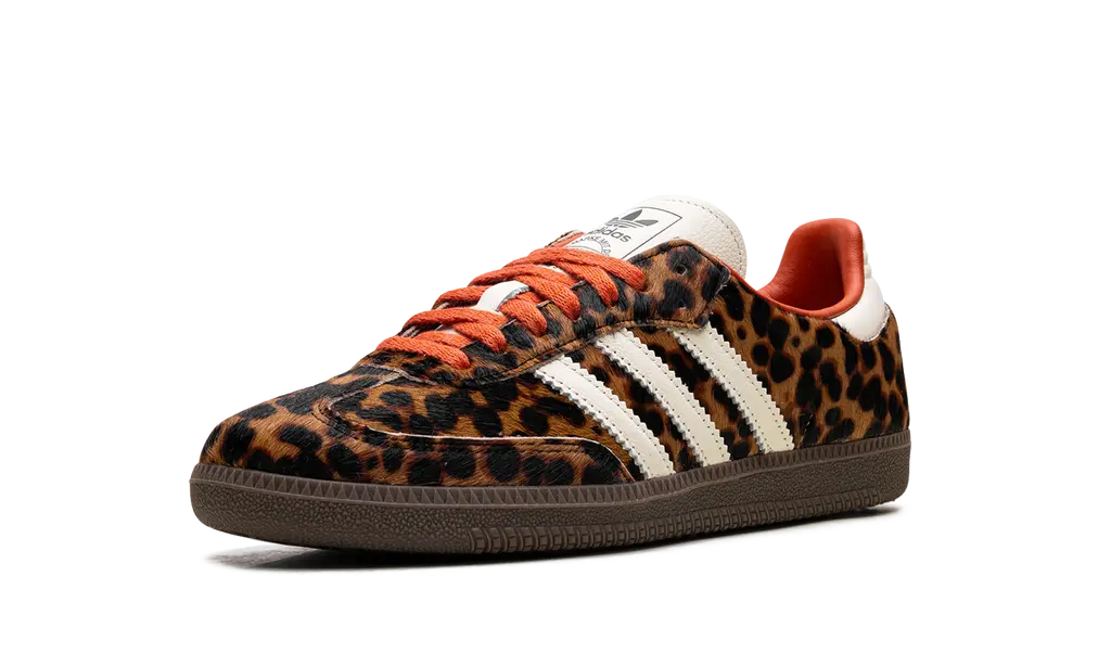ADIDAS SAMBA OG WMNS 'LEOPARD / CREAM ORANGE' Shoe Flyes