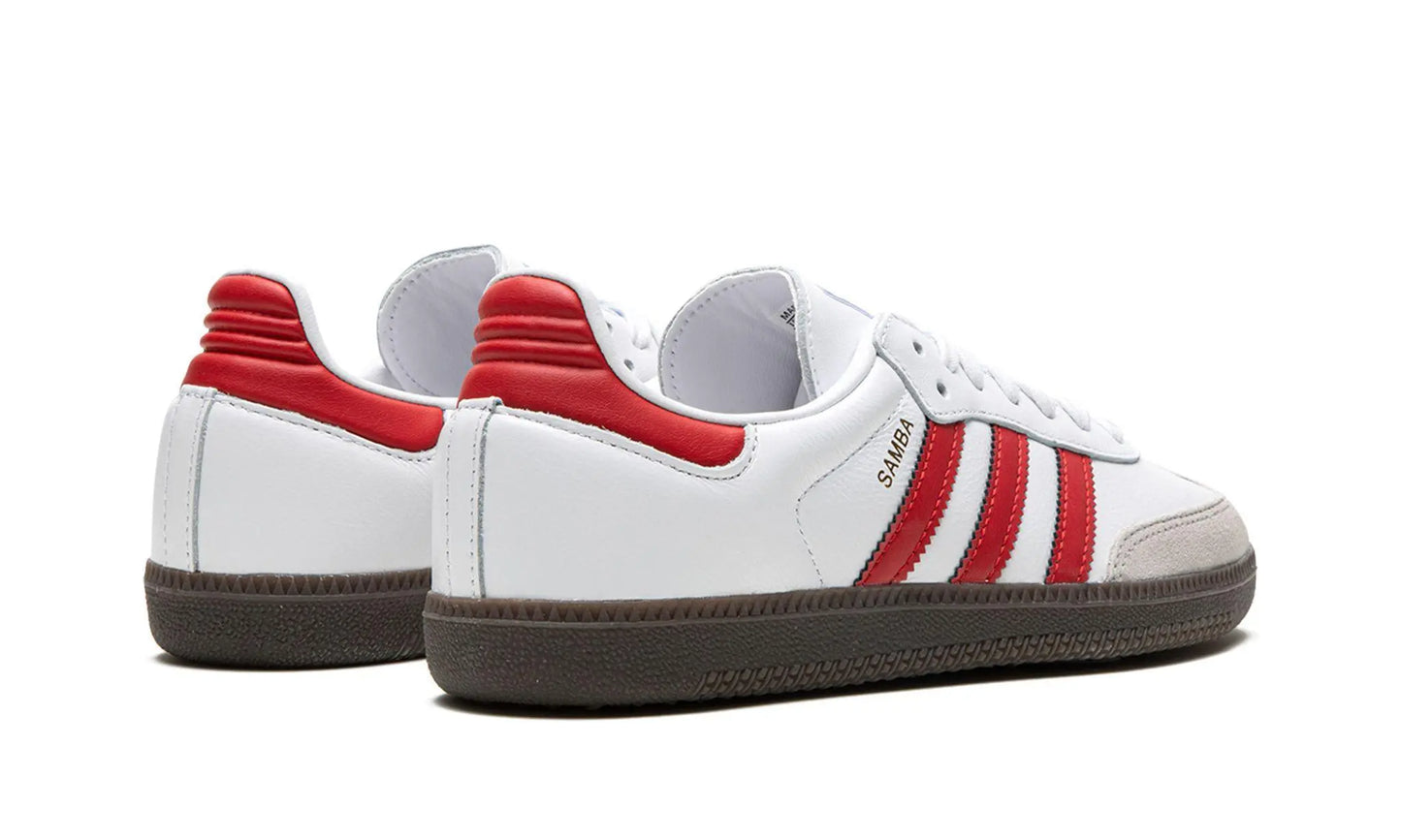 ADIDAS
SAMBA OG
"White / Better Scarlet" Shoe Flyes