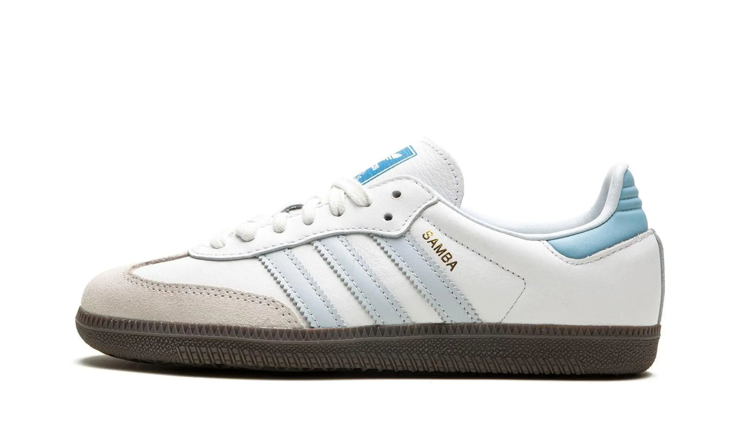 ADIDAS
SAMBA OG
"White / Halo Blue" Shoe Flyes