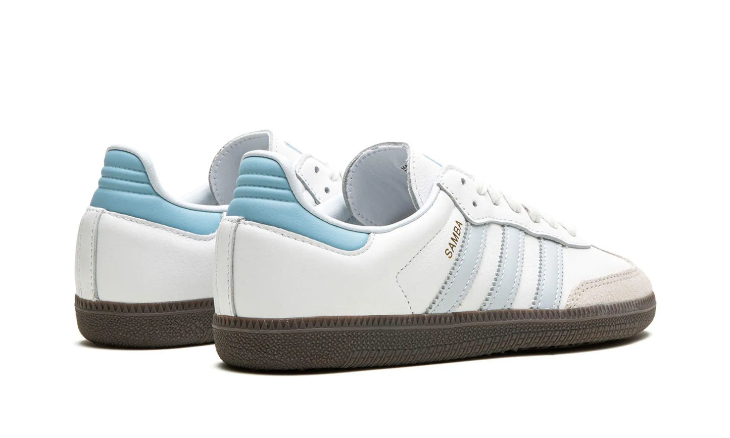 ADIDAS
SAMBA OG
"White / Halo Blue" Shoe Flyes