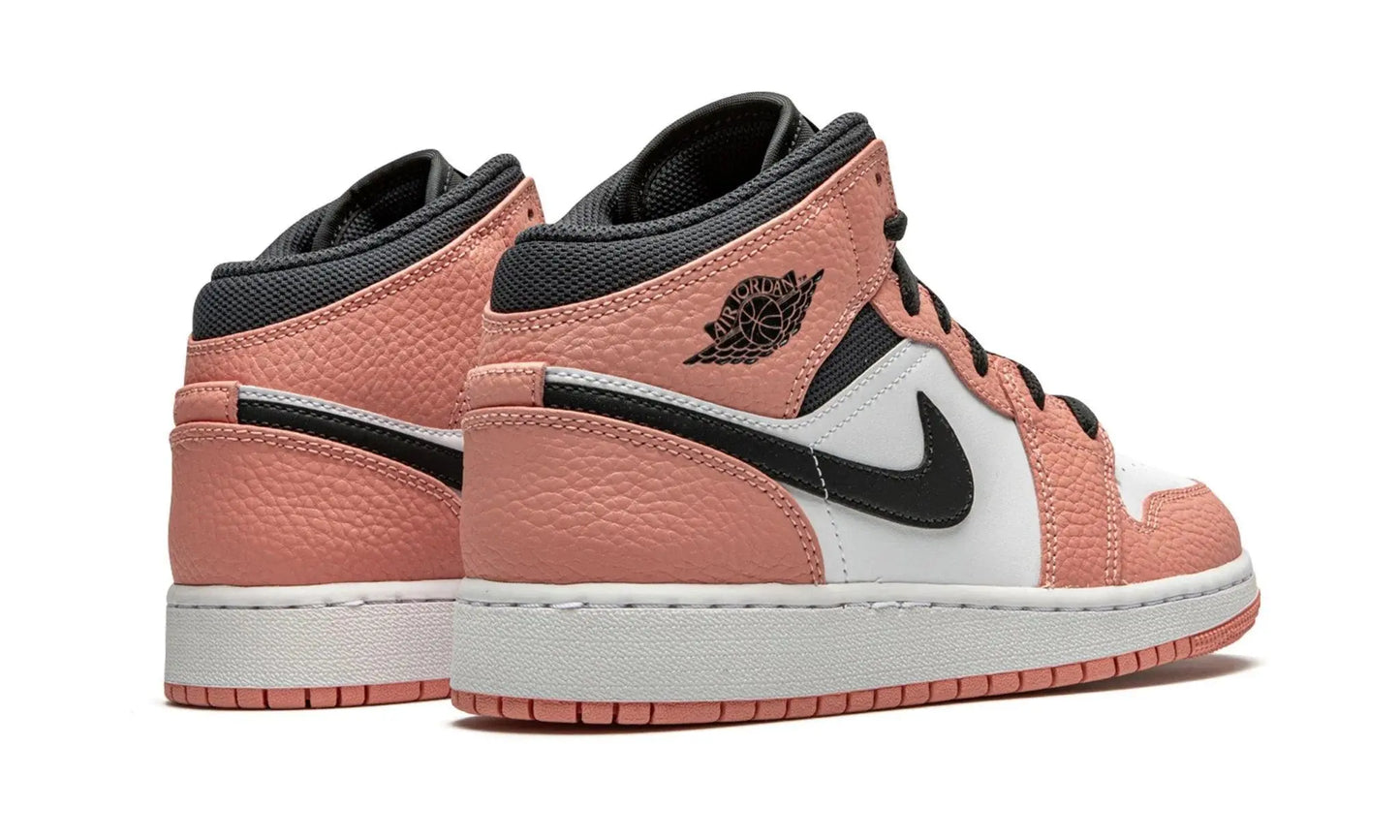 AIR JORDAN 1 MID GS "PINK QUARTZ" Shoe Fly