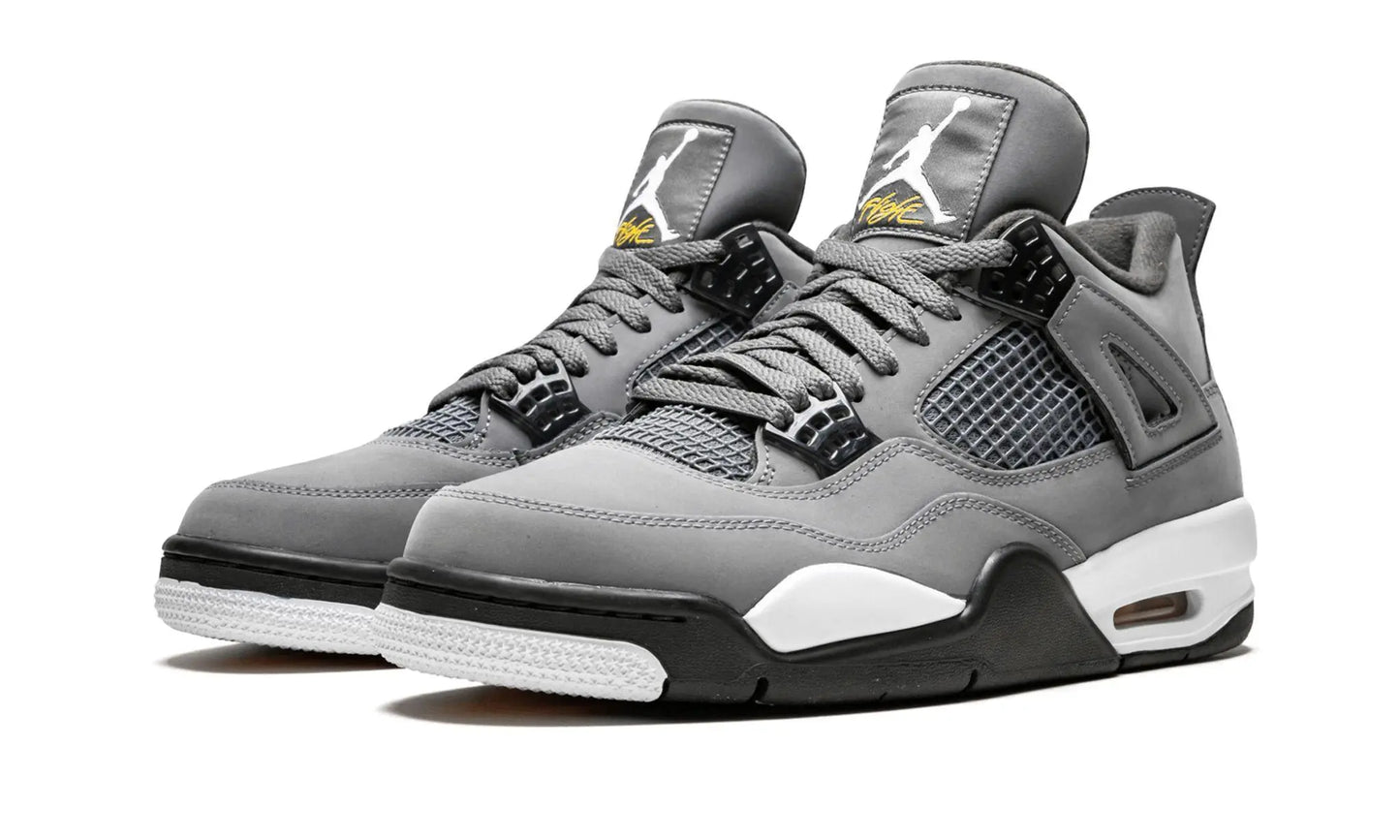 AIR JORDAN 4 RETRO
"Cool Grey" Shoe Flyes
