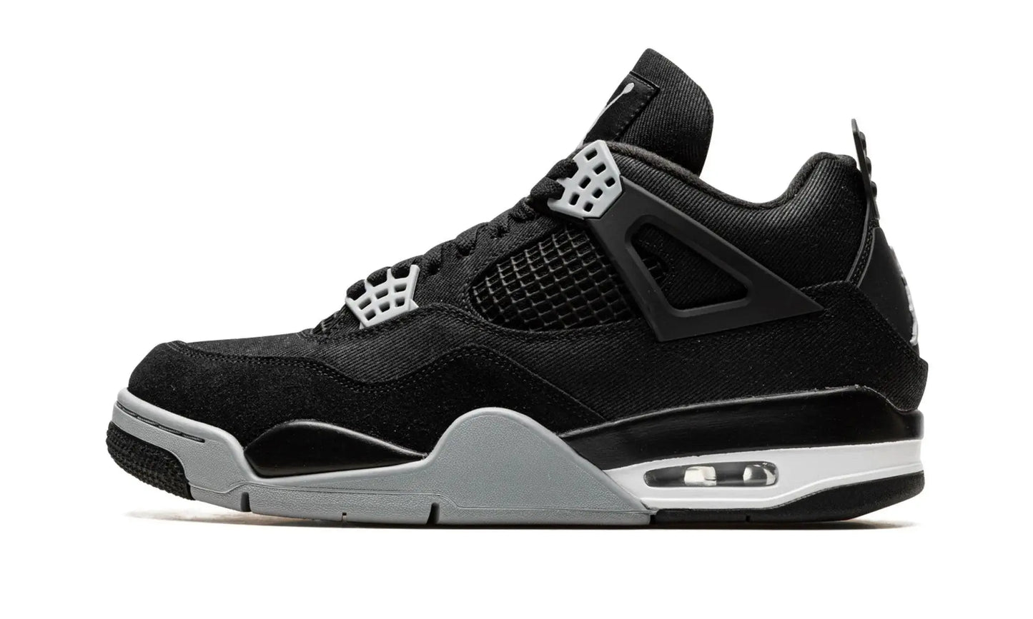 AIR JORDAN 4 "BLACK CANVAS" Shoe Fly