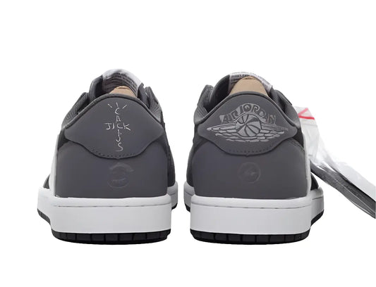 Air Jordan 1 Low Travis Scott "Grey Phantom" Shoe Flyes
