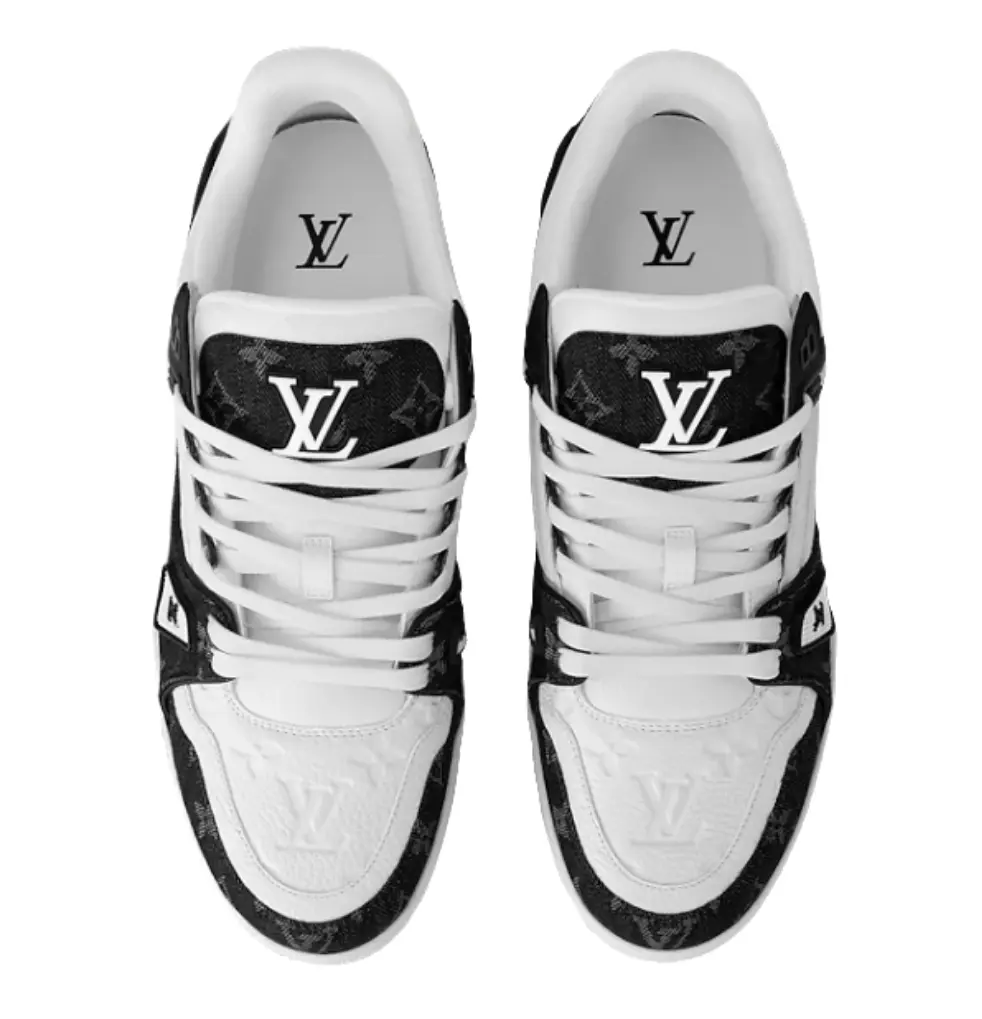 Louis Vuitton Tranier Sneakers "Black" Shoe Flyes