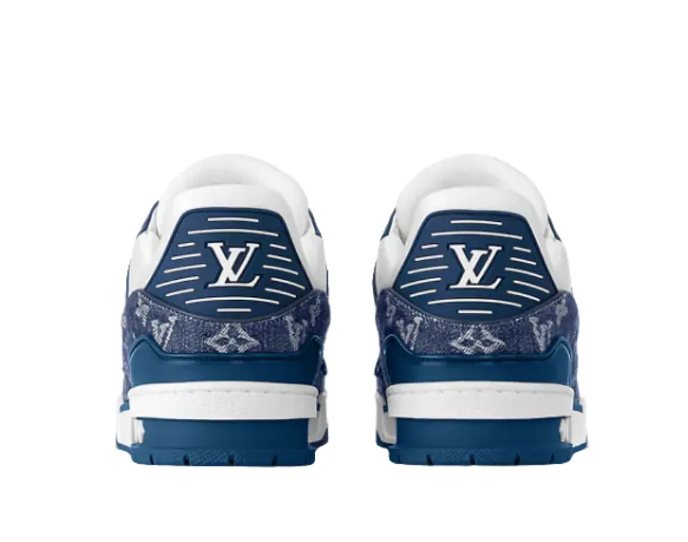 Louis Vuitton Tranier Sneakers "Blue" Shoe Flyes
