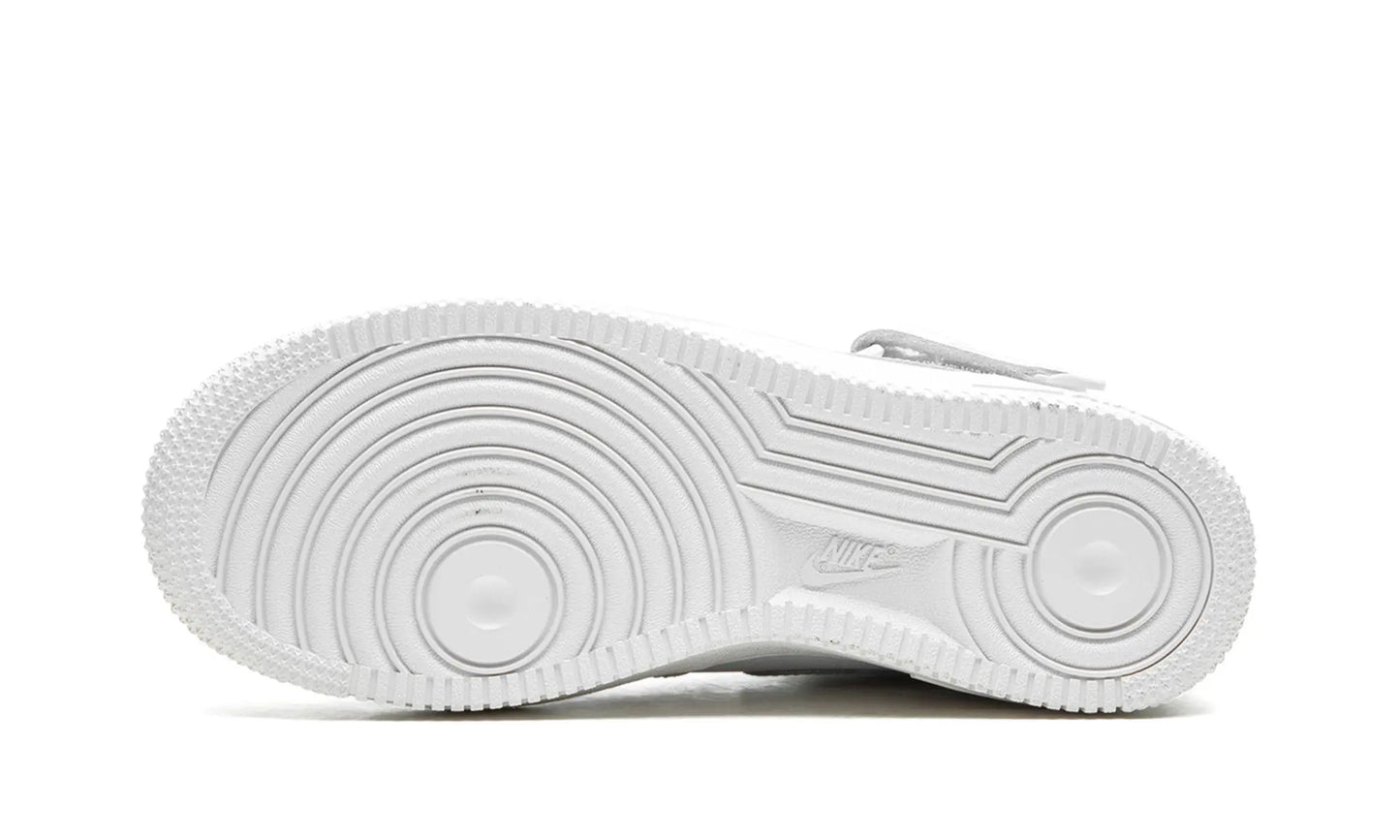 NIKE AIR FORCE 1 MID "Triple White" Shoe Flyes