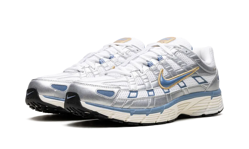 Nike P-6000
"METALLIC SILVER AEGEAN STORM" Shoe Flyes