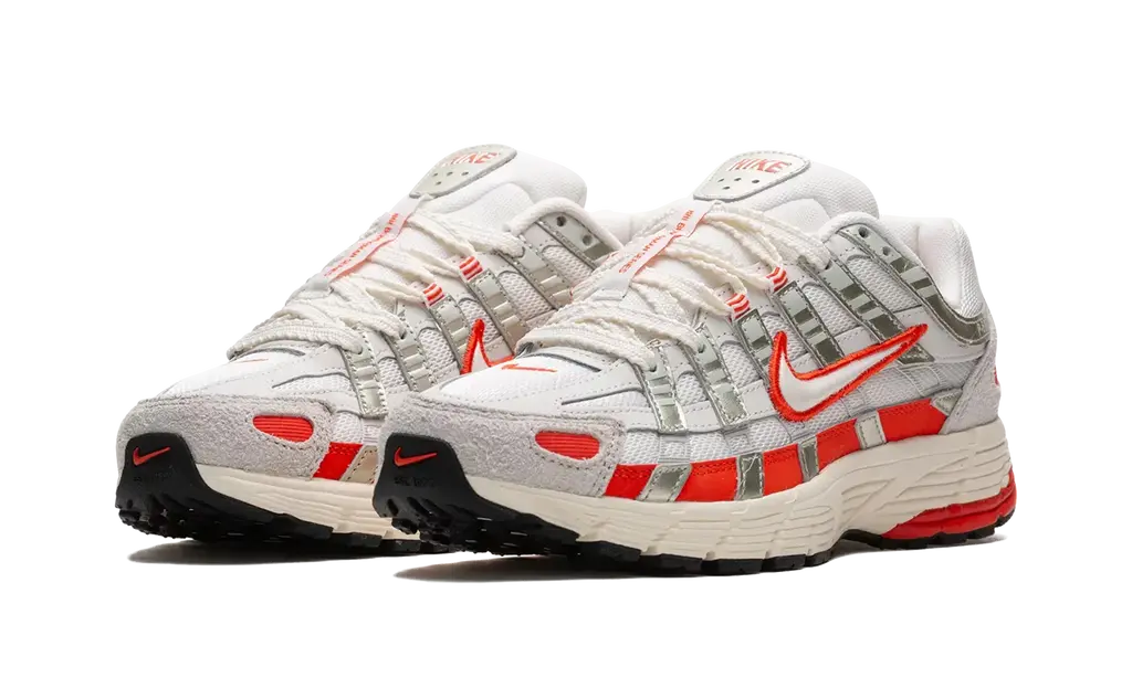 Nike P-6000 'SAIL PICANTE RED' Shoe Flyes