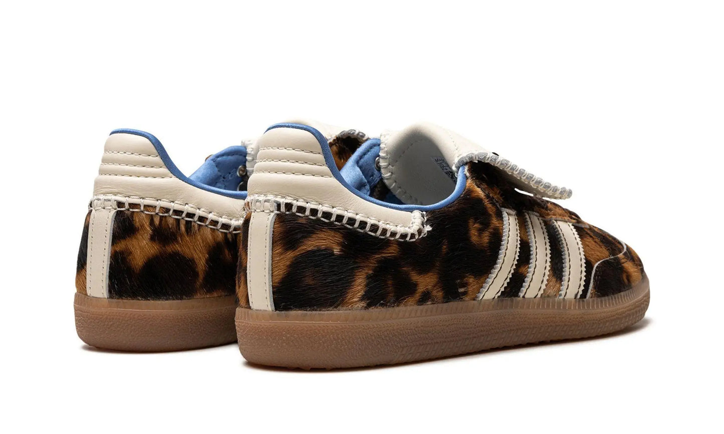 SAMBA "Wales Bonner - Leopard Pony Hair" Shoe Flyes