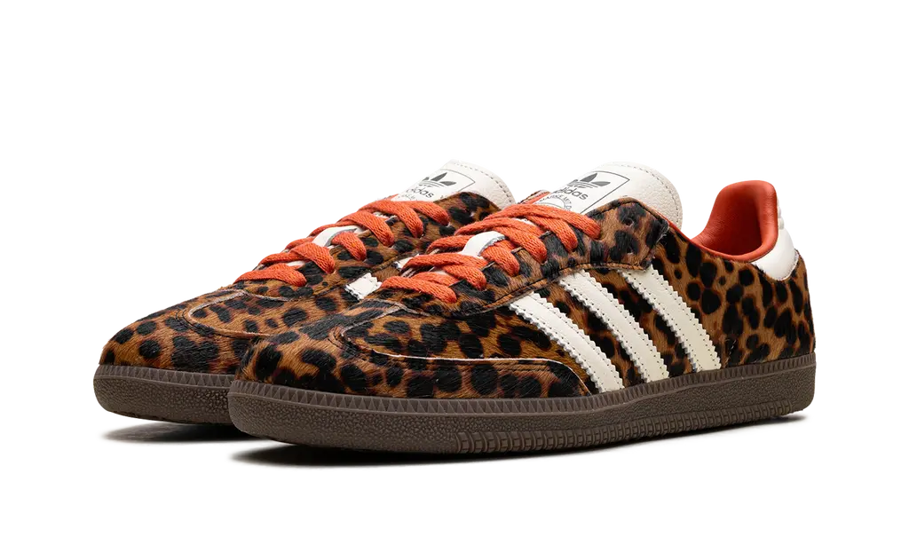 ADIDAS SAMBA OG WMNS 'LEOPARD / CREAM ORANGE' Shoe Flyes