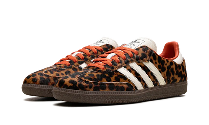 ADIDAS SAMBA OG WMNS 'LEOPARD / CREAM ORANGE' Shoe Flyes