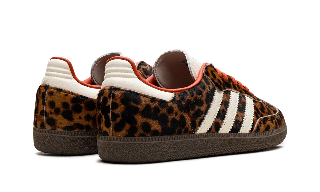 ADIDAS SAMBA OG WMNS 'LEOPARD / CREAM ORANGE' Shoe Flyes