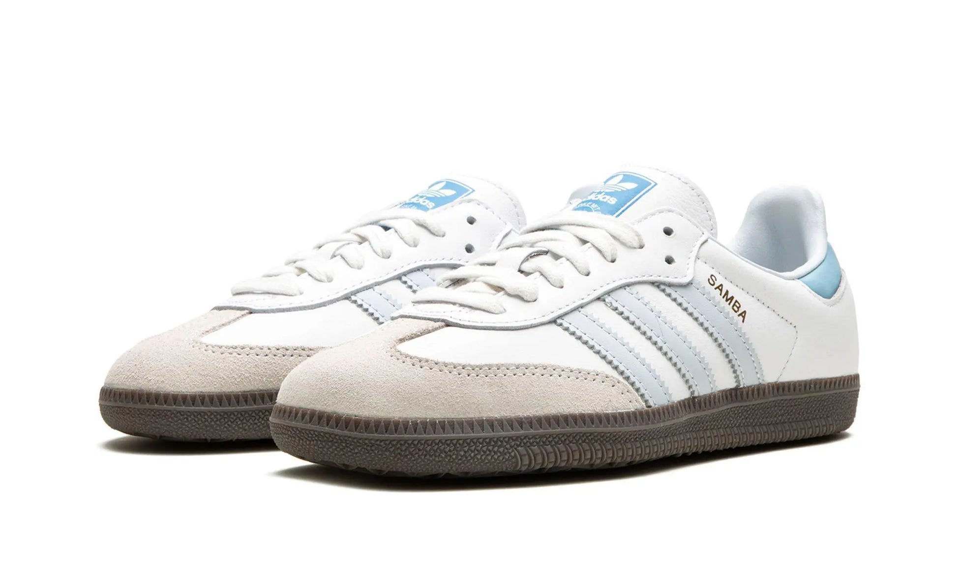 ADIDAS
SAMBA OG
"White / Halo Blue" Shoe Flyes