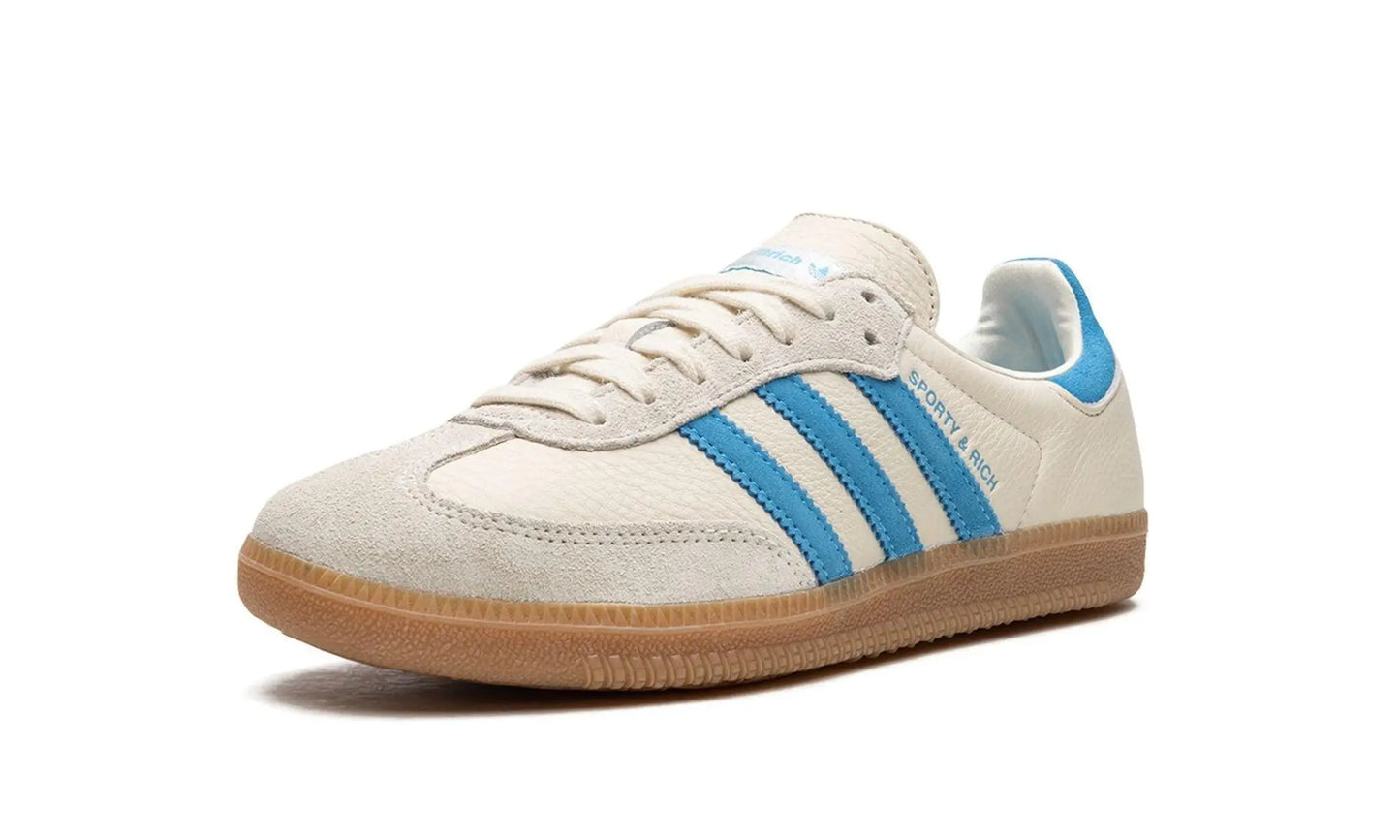 ADIDAS SAMBA
"Sporty & Rich - Cream Blue" Shoe Flyes