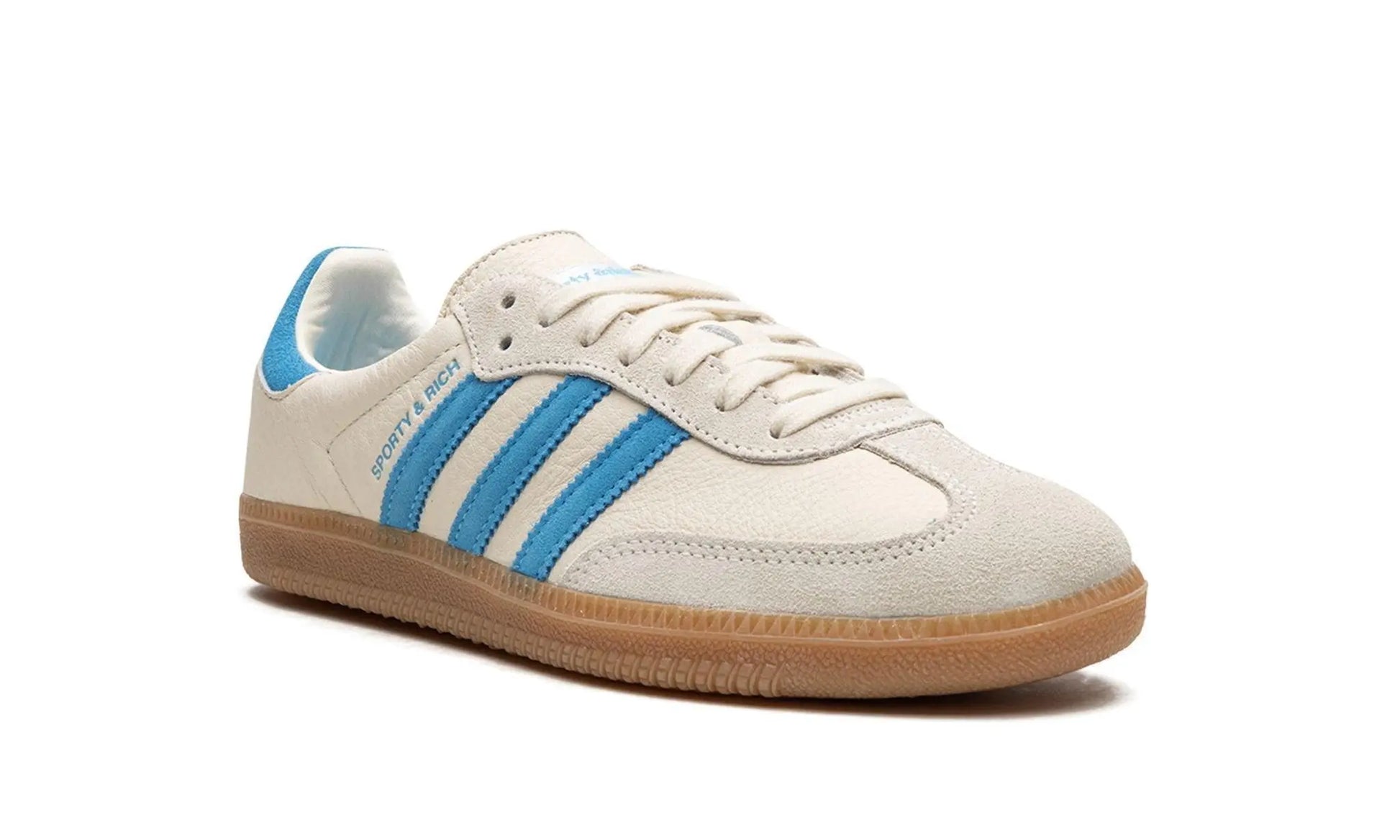 ADIDAS SAMBA
"Sporty & Rich - Cream Blue" Shoe Flyes