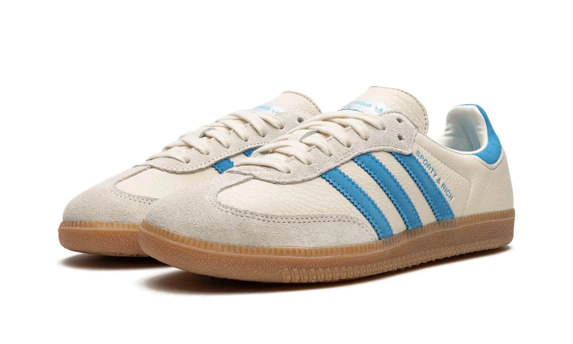 ADIDAS SAMBA
"Sporty & Rich - Cream Blue" Shoe Flyes