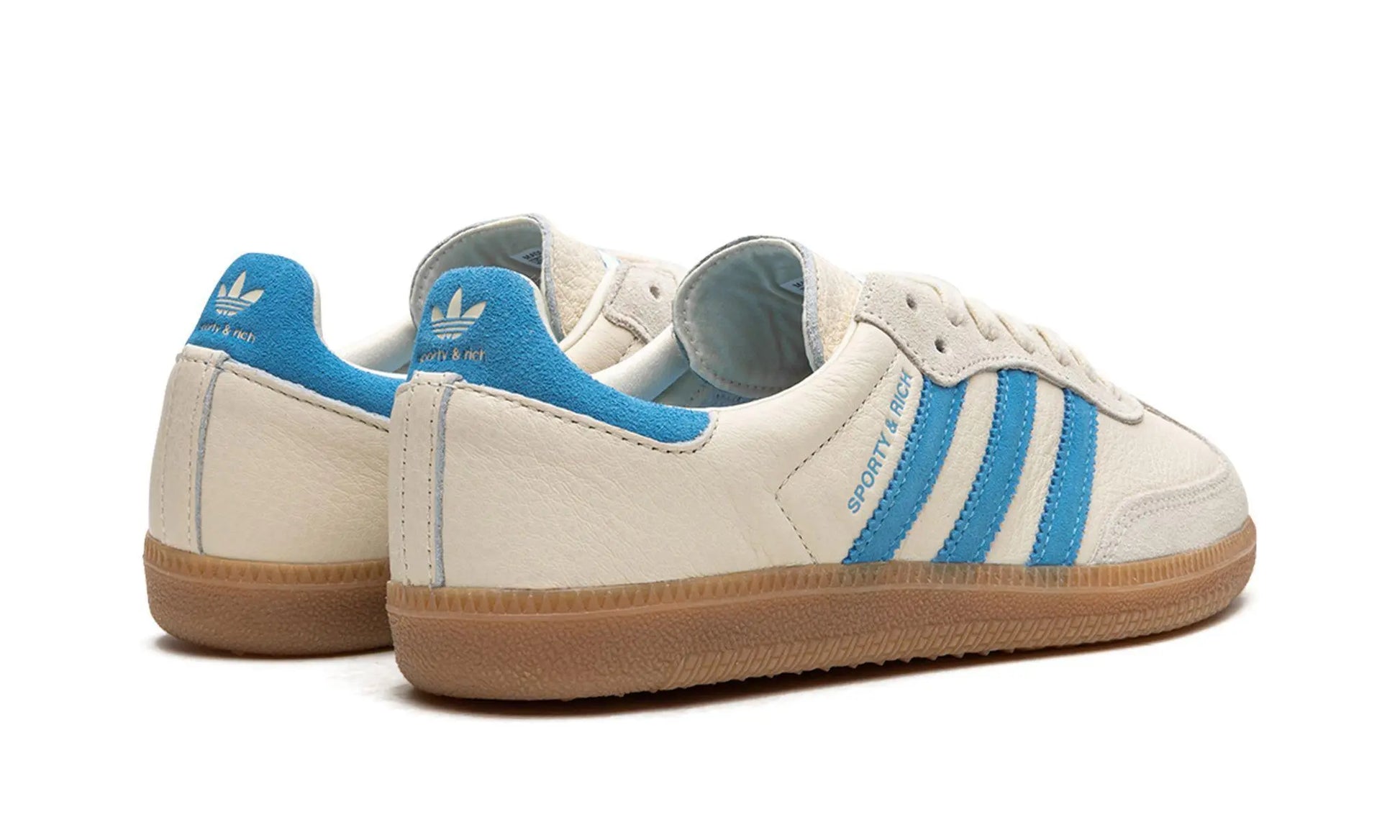 ADIDAS SAMBA
"Sporty & Rich - Cream Blue" Shoe Flyes