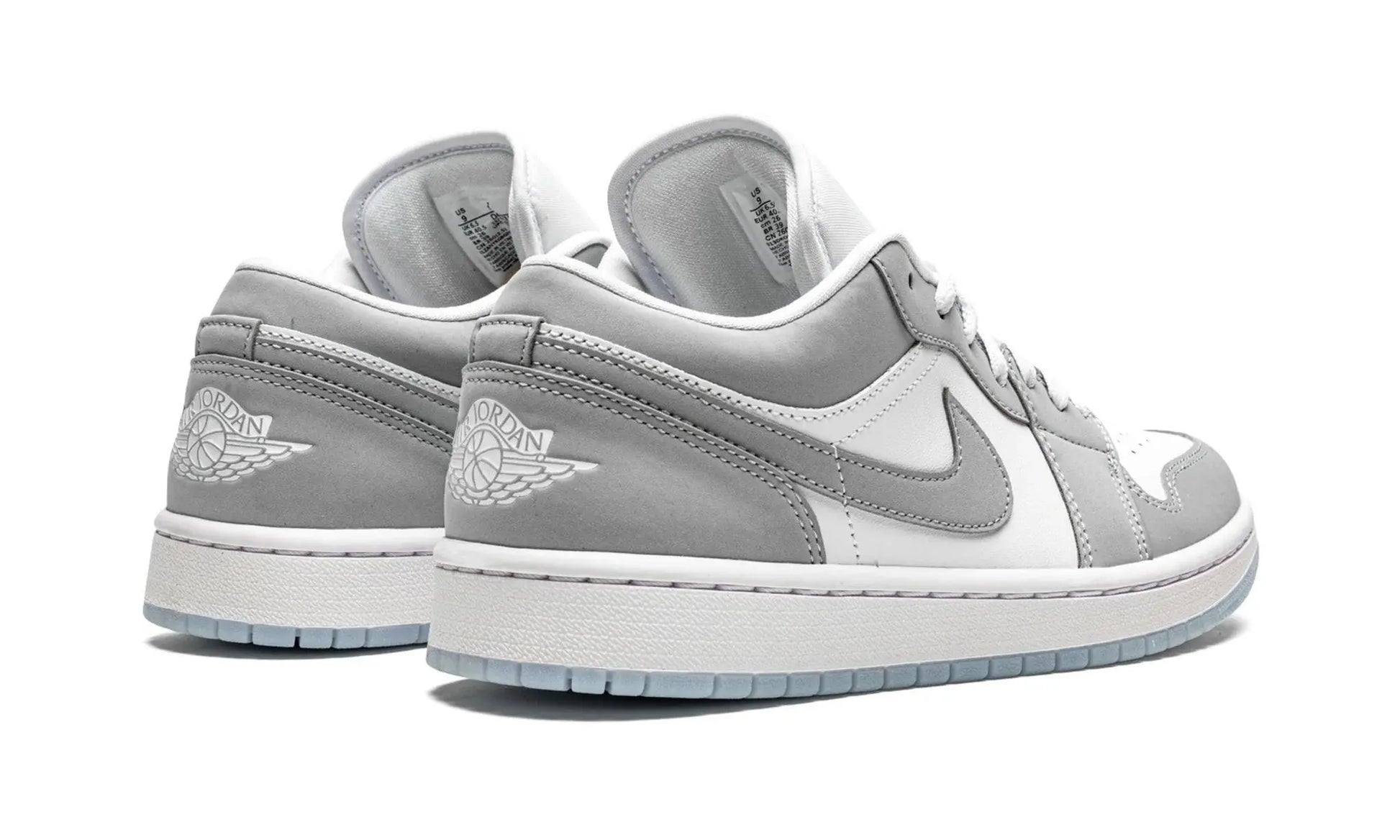 AIR JORDAN 1 LOW "WHITE / WOLF GREY" Shoe Fly