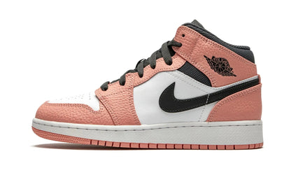 AIR JORDAN 1 MID GS "PINK QUARTZ" Shoe Fly