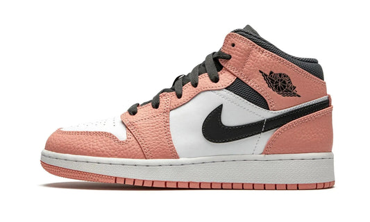 AIR JORDAN 1 MID GS "PINK QUARTZ" Shoe Fly