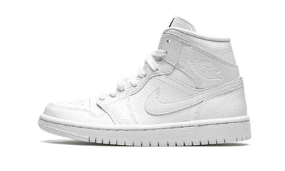 AIR JORDAN 1 MID "WHITE SNAKESKIN" Shoe Fly