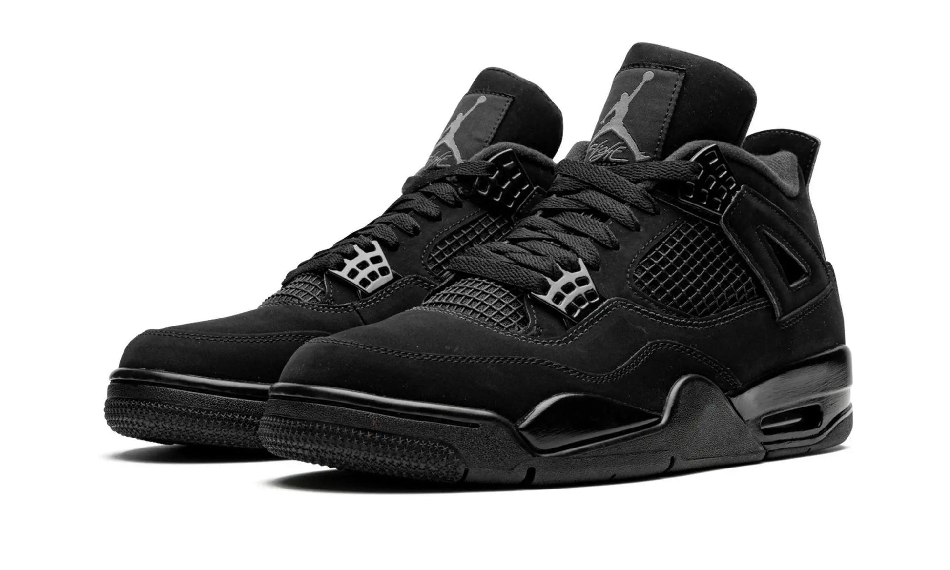 AIR JORDAN 4 RETRO "Black Cat 2020" Shoe Flyes