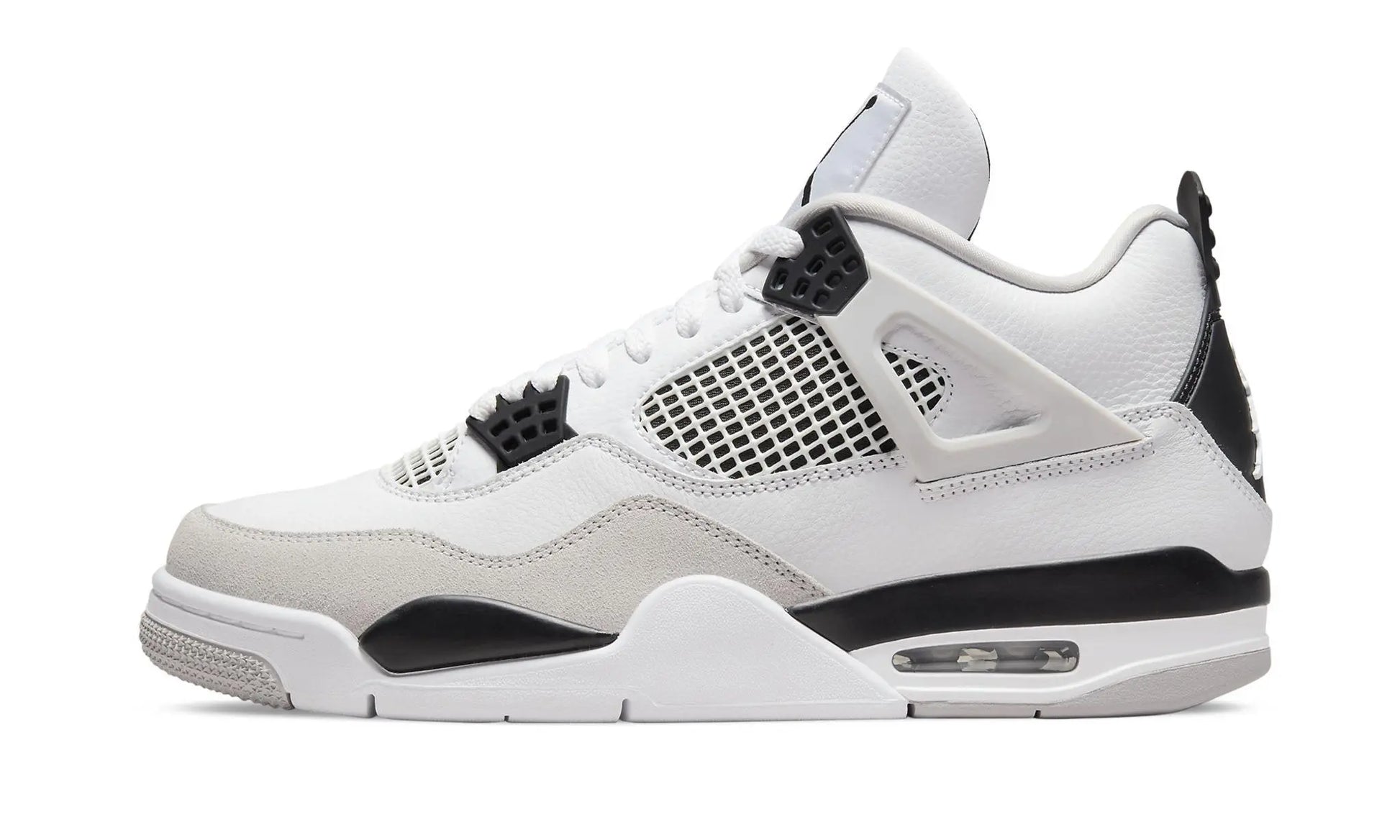 AIR JORDAN 4 RETRO "Military Black" Shoe Flyes