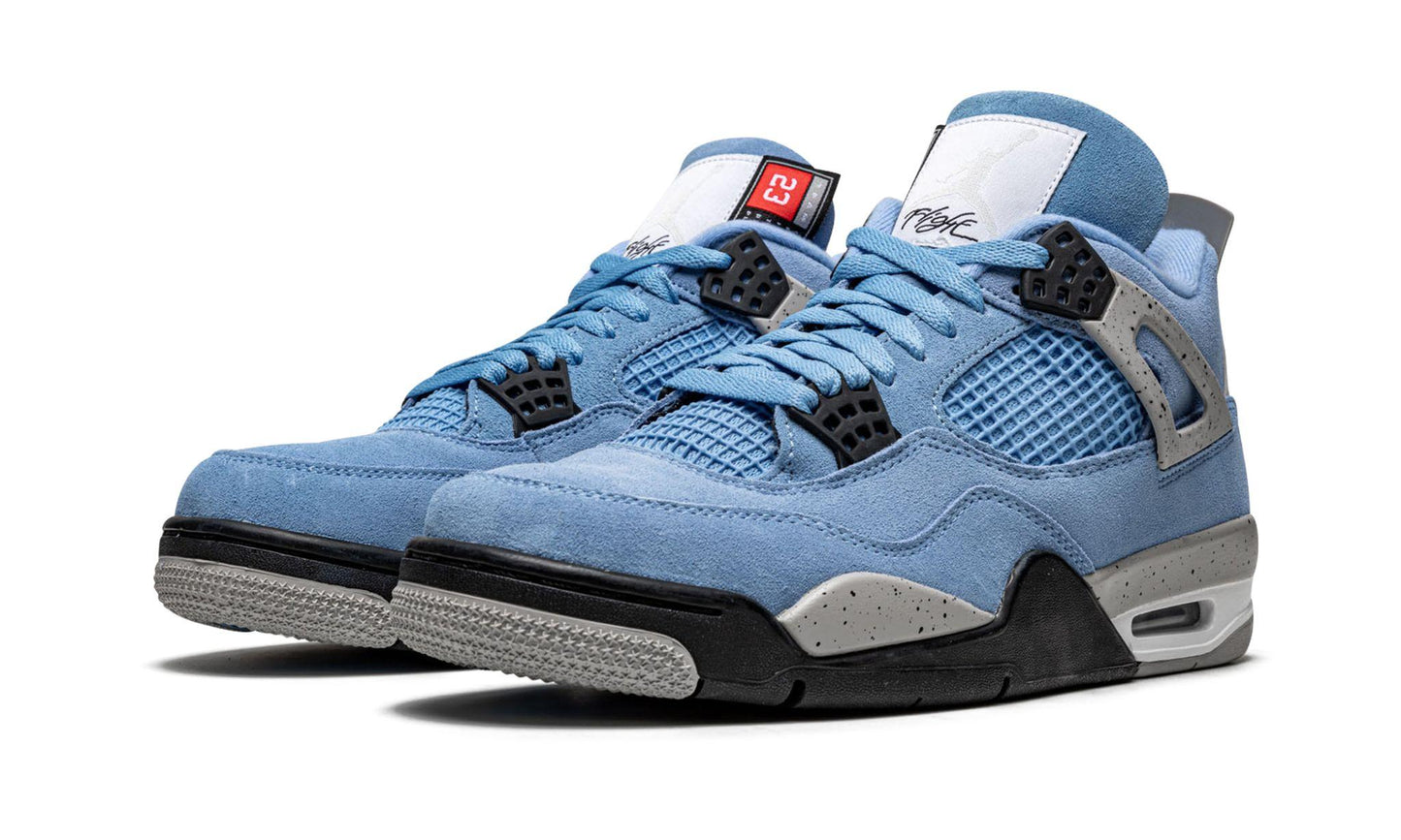 AIR JORDAN 4 RETRO
"University Blue" Shoe Flyes