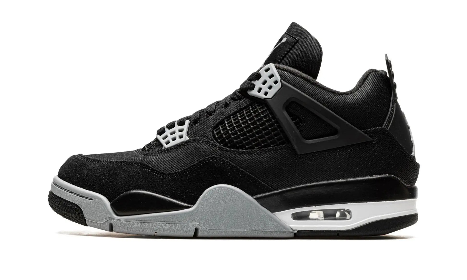 AIR JORDAN 4 "BLACK CANVAS" Shoe Fly