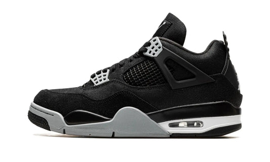 AIR JORDAN 4 "BLACK CANVAS" Shoe Fly