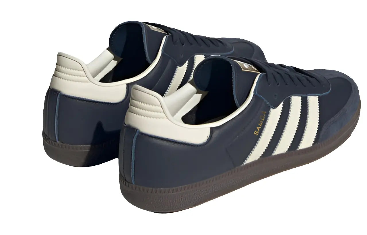 Adidas Samba OG 'Navy White Gum' Shoe Flyes