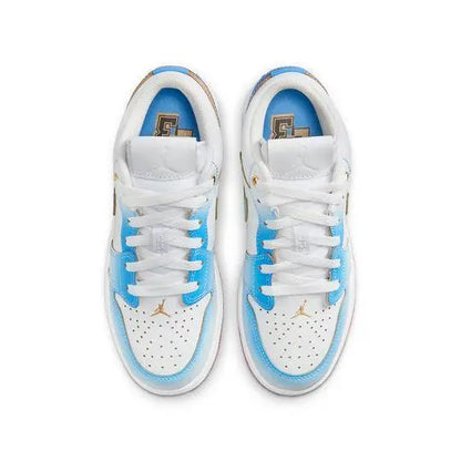 Air Jordan 1 Low SE 'Blue Gradient' Shoe Flyes