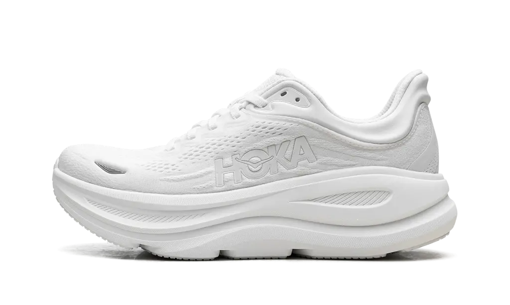 HOKA Bondi 9 'WHITE / WHITE' Shoe Flyes
