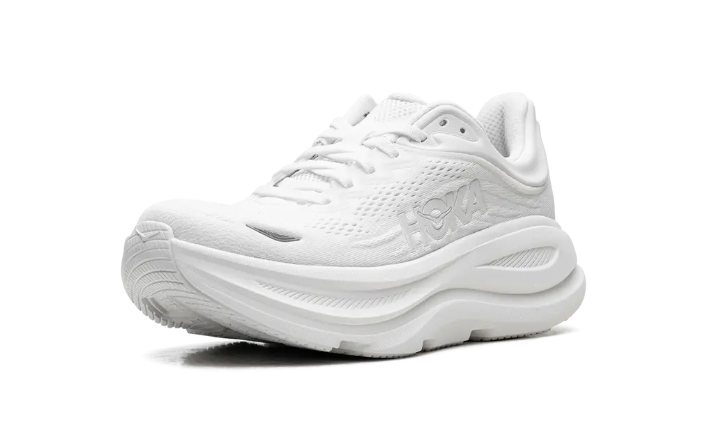 HOKA Bondi 9 'WHITE / WHITE' Shoe Flyes