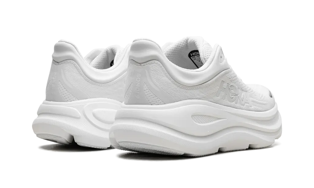 HOKA Bondi 9 'WHITE / WHITE' Shoe Flyes