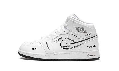 JORDAN 1 MID GS 'SCHEMATIC' Shoe Flyes
