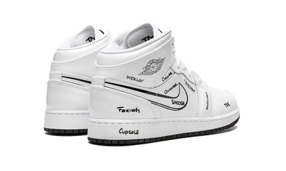 JORDAN 1 MID GS 'SCHEMATIC' Shoe Flyes
