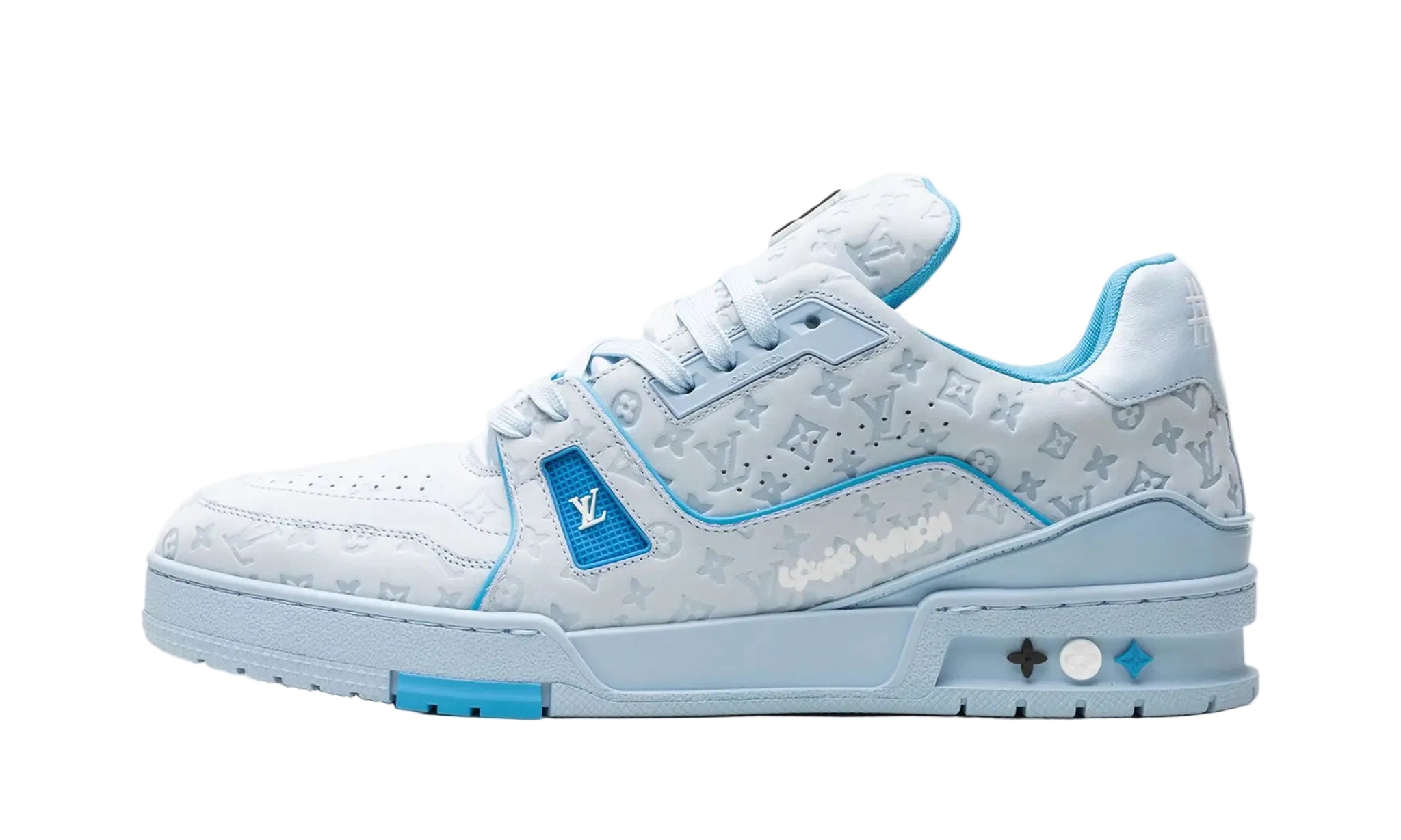 Louis Vuitton Pre-Owned
LV Trainer x Tyler the Creator
"Blue" Shoe Flyes