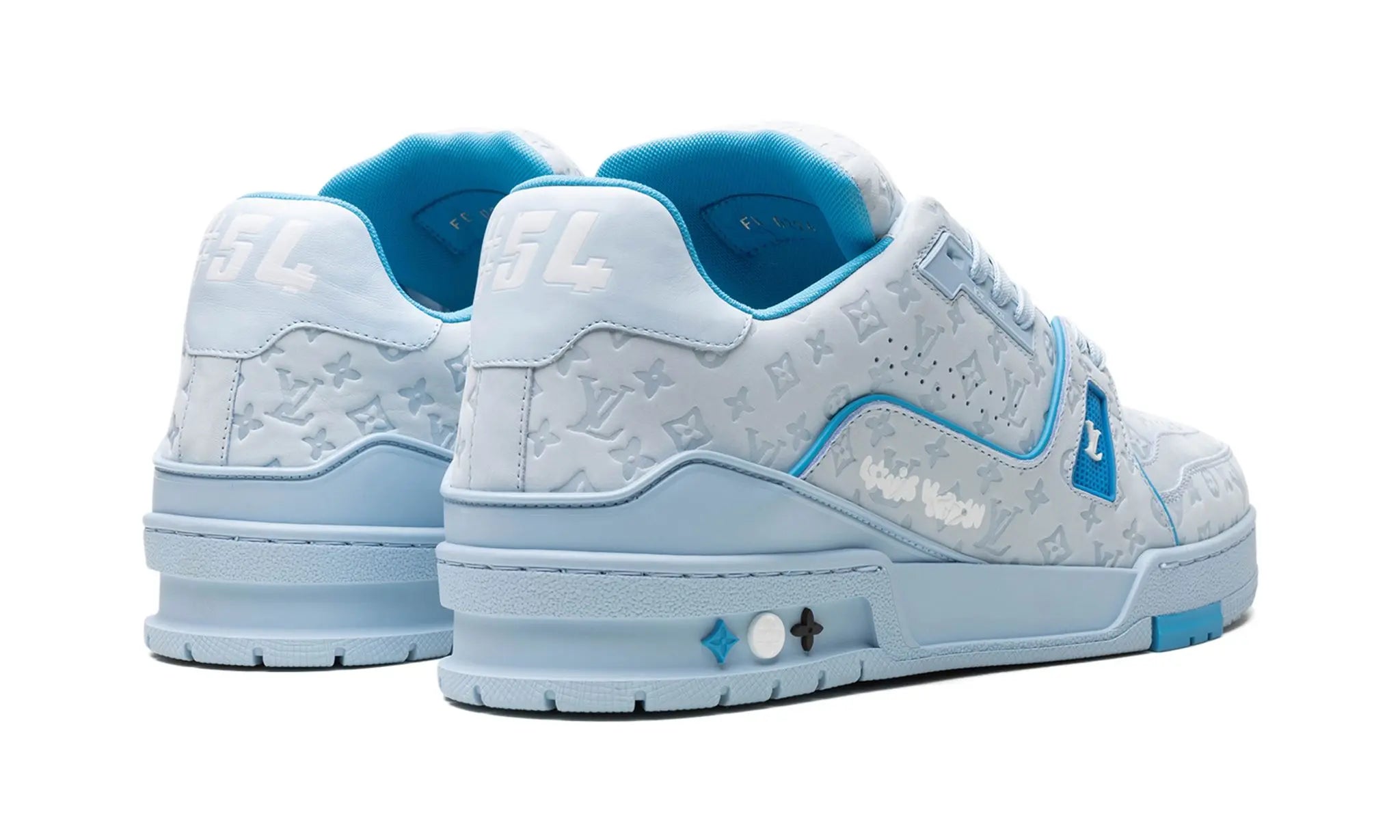 Louis Vuitton Pre-Owned
LV Trainer x Tyler the Creator
"Blue" Shoe Flyes