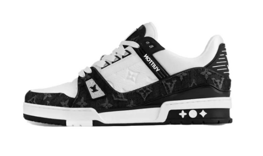 Louis Vuitton Tranier Sneakers "Black" Shoe Flyes