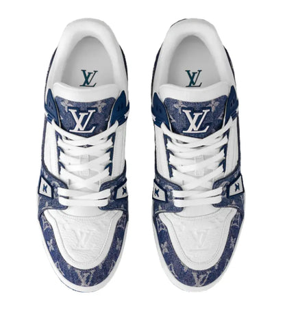 Louis Vuitton Tranier Sneakers "Blue" Shoe Flyes