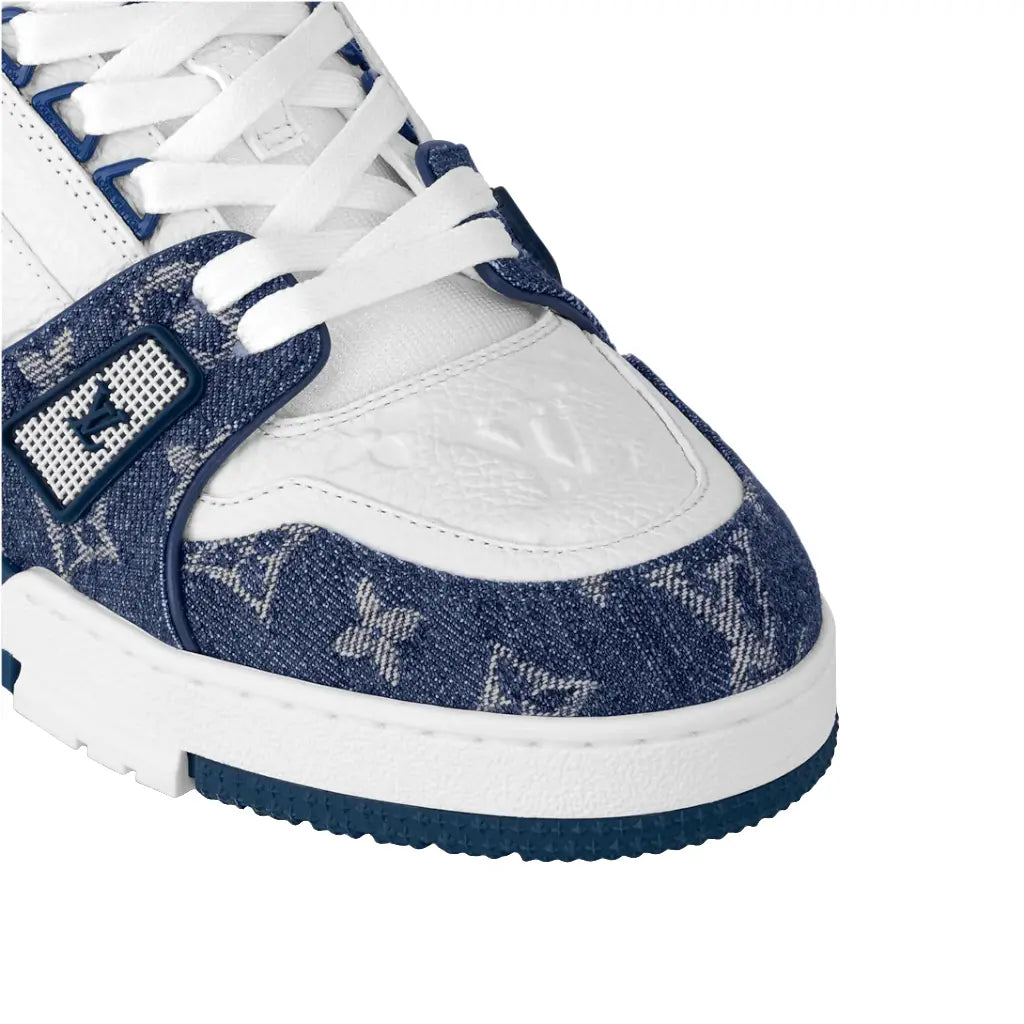 Louis Vuitton Tranier Sneakers "Blue" Shoe Flyes