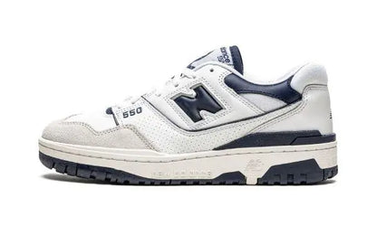 NEW BALANCE
550
"White / Navy Blue" Shoe Flyes