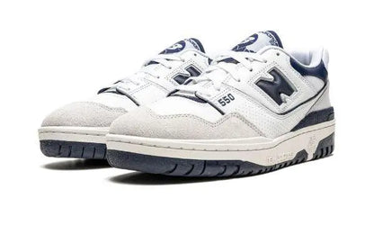 NEW BALANCE
550
"White / Navy Blue" Shoe Flyes