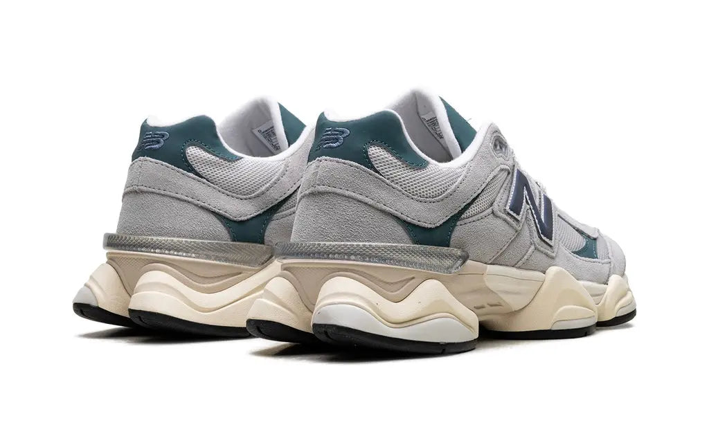 NEW BALANCE 9060 'CONCRETE VINTAGE INDIGO NEW SPRUCE' Shoe Flyes