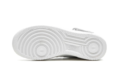NIKE AIR FORCE 1 MID "Triple White" Shoe Flyes