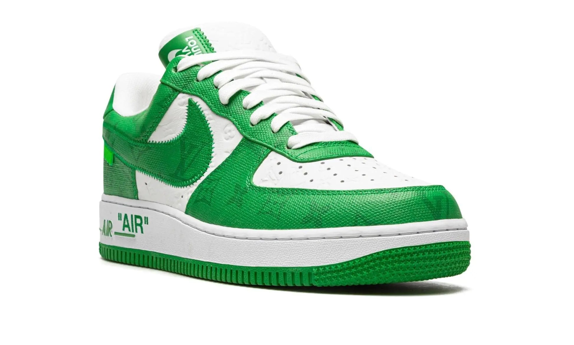 NIKE Louis Vuitton Air Force 1 Low
"Virgil Abloh - White/Green" Shoe Flyes