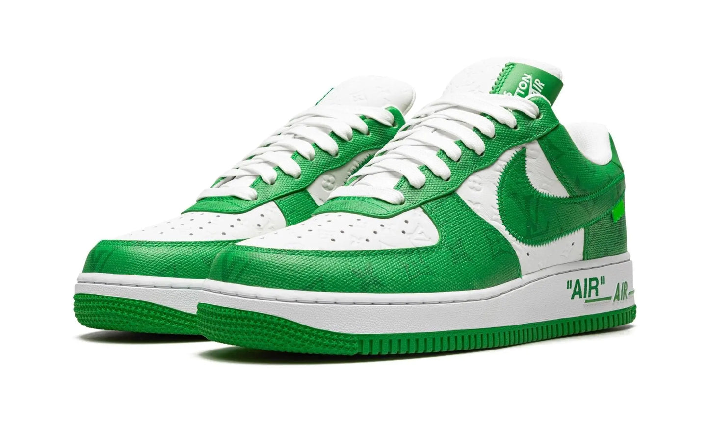 NIKE Louis Vuitton Air Force 1 Low
"Virgil Abloh - White/Green" Shoe Flyes