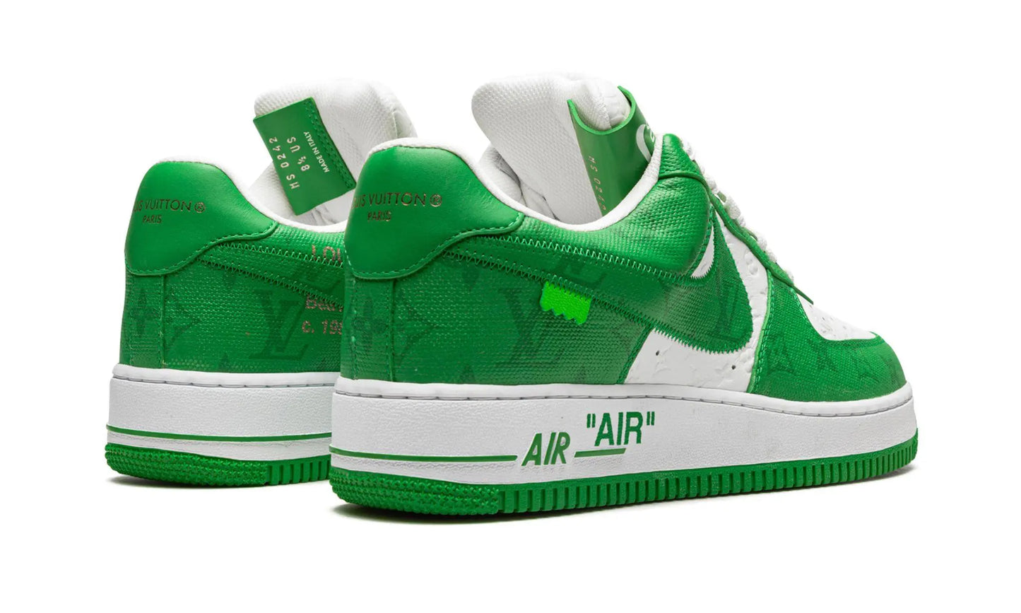 NIKE Louis Vuitton Air Force 1 Low
"Virgil Abloh - White/Green" Shoe Flyes
